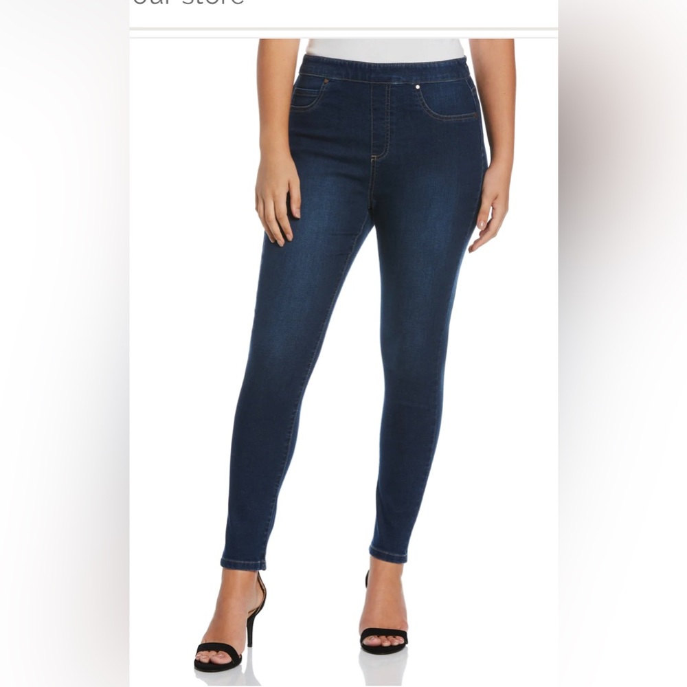 PULL-ON SKINNY JEAN MEDIUM WASH - SKINNY FIT